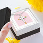 He is Risen Faith Cross Necklace