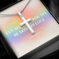 Done in Love Faith Cross Necklace