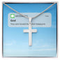Loved Beyond Measure Cross Necklace