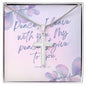 Peace Faith Cross Necklace