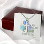 All Things Are Possible Faith Cross Necklace