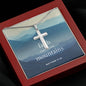 Faith Can Move Mountains Cross Necklace