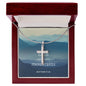 Faith Can Move Mountains Cross Necklace