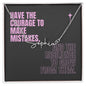 Fearless Explorer Personalized Name Necklace - Atelier Prints