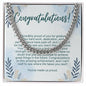 Graduate's Triumph Necklace for him - Atelier Prints