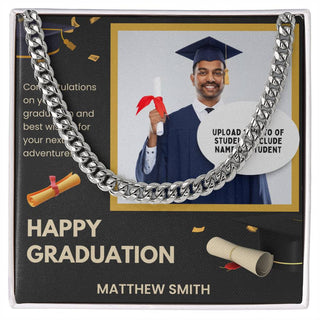 Graduation Customizable Personalization Necklace for him - Atelier Prints
