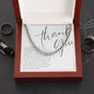 Gratitude and Grace Necklace for him - Atelier Prints