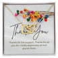 Gratitude for Support Necklace - Atelier Prints