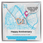 Happy Anniversary Customizable Personalized Necklace - Atelier Prints
