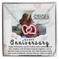 Happy Anniversary Customizable Personalized Necklace - Atelier Prints