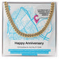 Happy Anniversary Customizable Personalized Necklace for him - Atelier Prints