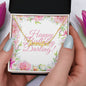 Happy Birthday Darling Personalized Name Necklace - Atelier Prints