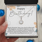 Happy Birthday Necklace for her - Atelier Prints