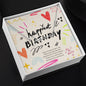 Happy Birthday Sparkle Personalized Name Necklace - Atelier Prints