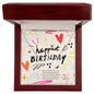 Happy Birthday Sparkle Personalized Name Necklace - Atelier Prints