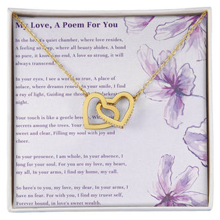 Love Poem Necklace for he - Atelier Prints