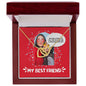 My Best Friend Customizable Personalized Necklace - Atelier Prints