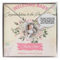 New Baby Congratulations Customizable Personalized Necklace - Atelier Prints