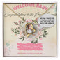 New Baby Congratulations Customizable Personalized Necklace - Atelier Prints