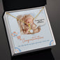 New Baby Congratulations Customizable Personalized Necklace for mom - Atelier Prints