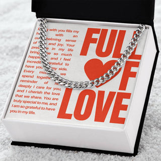 Overflowing Love Necklace for him - Atelier Prints