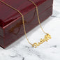 Paw Print Personalized Custom Pet Name Necklace - Atelier Prints