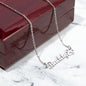 Paw Print Personalized Custom Pet Name Necklace - Atelier Prints