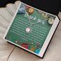 Teacher Gratitude Blooms Necklace for her - Atelier Prints