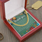 Teacher Gratitude Blooms Necklace for him - Atelier Prints