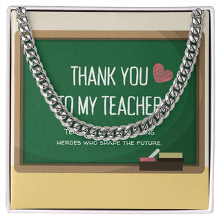 Teacher's Tribute Necklace - Atelier Prints