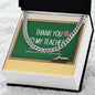 Teacher's Tribute Necklace - Atelier Prints