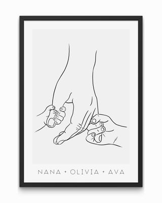 Two Children & Adult Hand - My Store