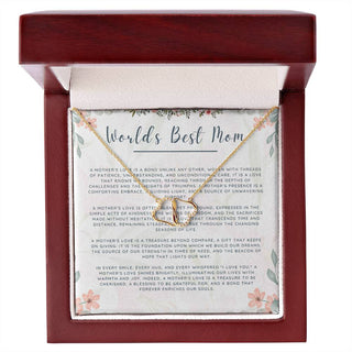 World's Best Mom Necklace - Atelier Prints