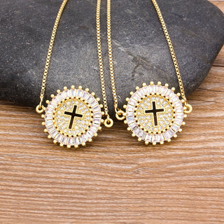 Cross Pendant Chain Necklace - 10 Pendant Styles