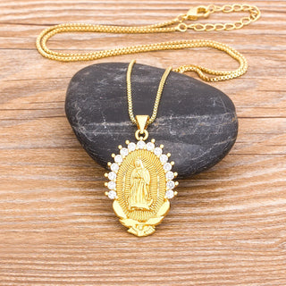 Classic Virgin Mary Pendant Necklaces - 10 Pendant Styles