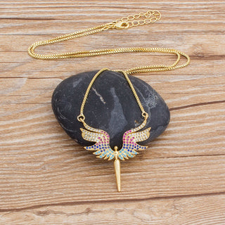 Angel Wings Pendant Necklace