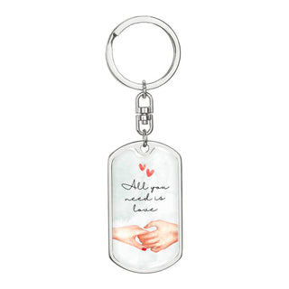 All You Need Is Love Keychain