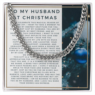 To My Husband At Christmas