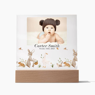 New Baby | Personalized | Square Acrylic Plaque