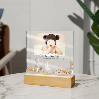 New Baby | Personalized | Square Acrylic Plaque