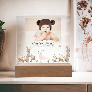 New Baby | Personalized | Square Acrylic Plaque