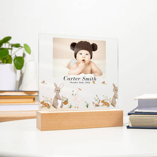 New Baby | Personalized | Square Acrylic Plaque