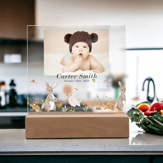 New Baby | Personalized | Square Acrylic Plaque