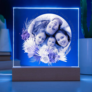 Family | Personalized | Square Acrylic Plaque