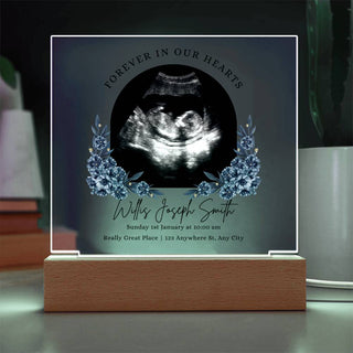 New Baby | Personalized | Square Acrylic Plaque