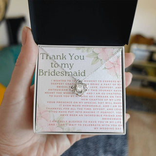 Bridesmaid Thank You Necklace - Atelier Prints