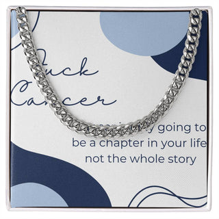 Fuck Cancer Necklace for him - Atelier Prints