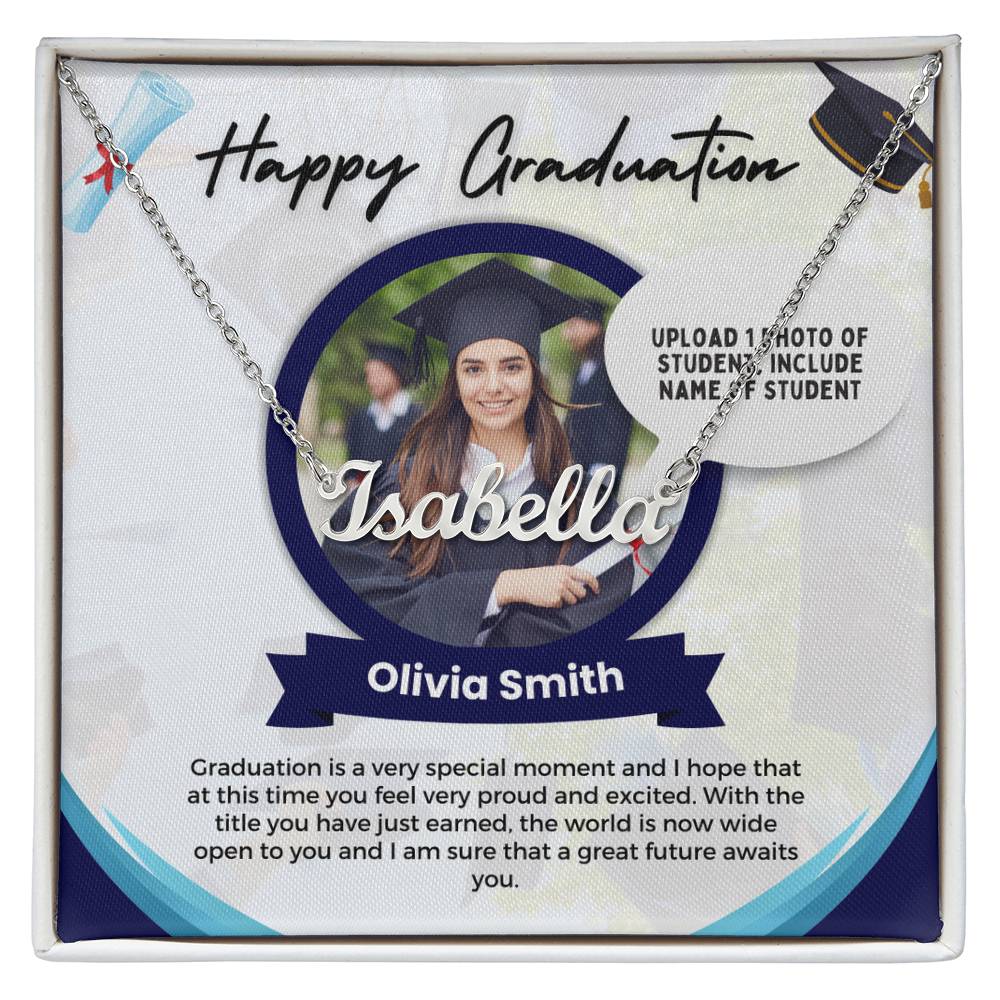 Graduation Customizable Personalization Name Necklace – Atelier Prints