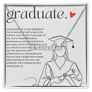 Graduation Success Personalized Name Necklace - Atelier Prints