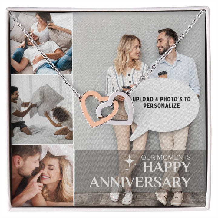 Happy Anniversary Customizable Personalized Necklace - Atelier Prints